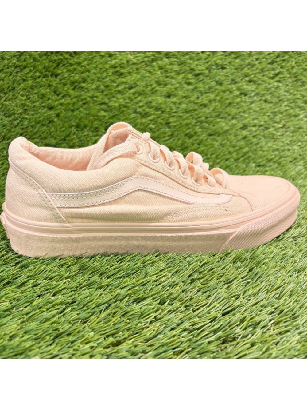 Vans Old Skool Womens Size 9 Mens 7.5 Pink Blush Athletic Skate Shoes Sneakers